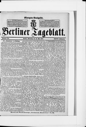 Berliner Tageblatt und Handels-Zeitung on May 19, 1897