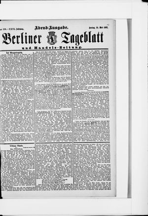 Berliner Tageblatt und Handels-Zeitung vom 21.05.1897