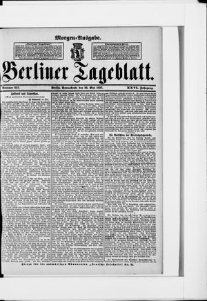 Berliner Tageblatt und Handels-Zeitung vom 22.05.1897