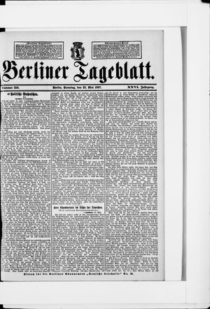 Berliner Tageblatt und Handels-Zeitung vom 23.05.1897