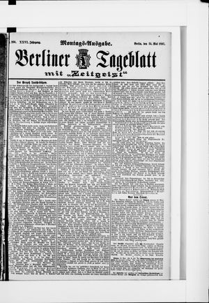 Berliner Tageblatt und Handels-Zeitung vom 24.05.1897