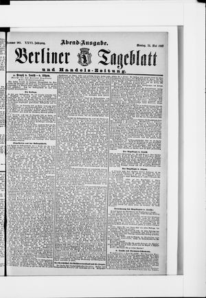 Berliner Tageblatt und Handels-Zeitung vom 24.05.1897