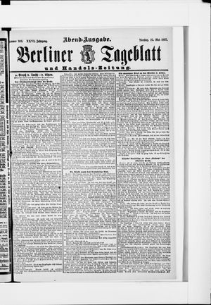 Berliner Tageblatt und Handels-Zeitung vom 25.05.1897