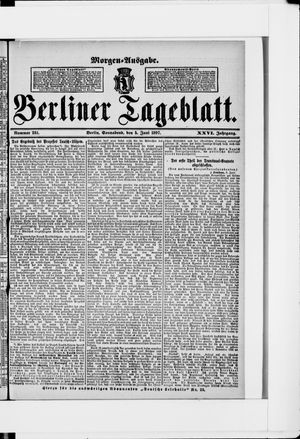 Berliner Tageblatt und Handels-Zeitung vom 05.06.1897
