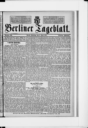 Berliner Tageblatt und Handels-Zeitung vom 06.06.1897