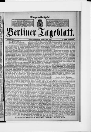 Berliner Tageblatt und Handels-Zeitung vom 12.06.1897