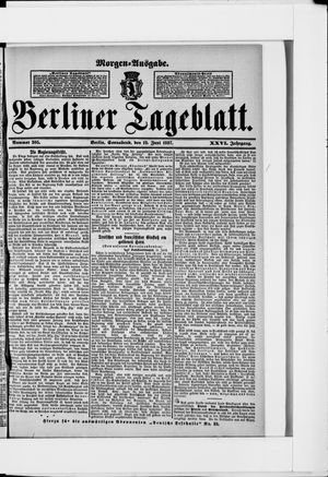 Berliner Tageblatt und Handels-Zeitung vom 19.06.1897