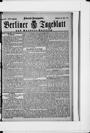 Berliner Tageblatt und Handels-Zeitung vom 23.06.1897