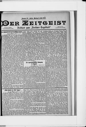 Berliner Tageblatt und Handels-Zeitung vom 05.07.1897