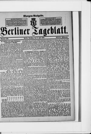 Berliner Tageblatt und Handels-Zeitung vom 06.07.1897