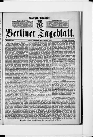 Berliner Tageblatt und Handels-Zeitung vom 05.08.1897