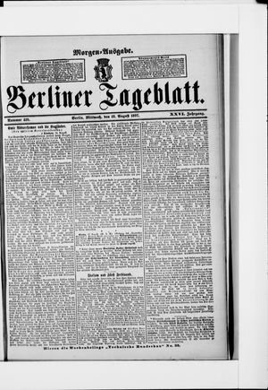 Berliner Tageblatt und Handels-Zeitung vom 18.08.1897