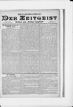 Berliner Tageblatt und Handels-Zeitung vom 06.09.1897