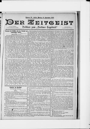 Berliner Tageblatt und Handels-Zeitung vom 13.09.1897