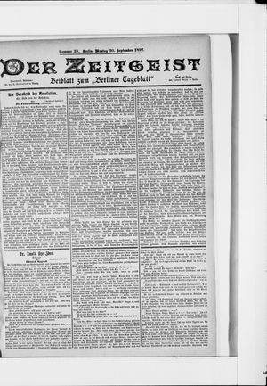 Berliner Tageblatt und Handels-Zeitung vom 20.09.1897