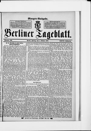 Berliner Tageblatt und Handels-Zeitung vom 01.10.1897