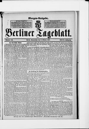 Berliner Tageblatt und Handels-Zeitung vom 09.10.1897