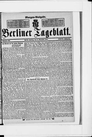 Berliner Tageblatt und Handels-Zeitung vom 05.11.1897