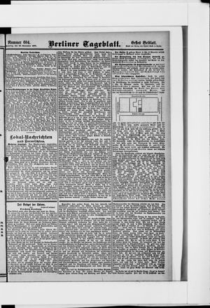 Berliner Tageblatt und Handels-Zeitung vom 28.11.1897