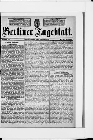 Berliner Tageblatt und Handels-Zeitung vom 05.12.1897