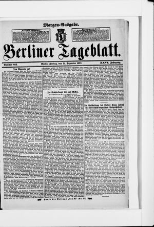 Berliner Tageblatt und Handels-Zeitung vom 31.12.1897