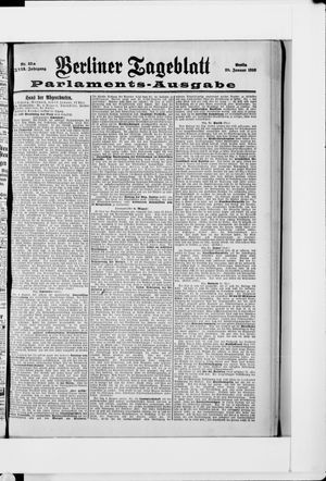 Berliner Tageblatt und Handels-Zeitung on Jan 20, 1898
