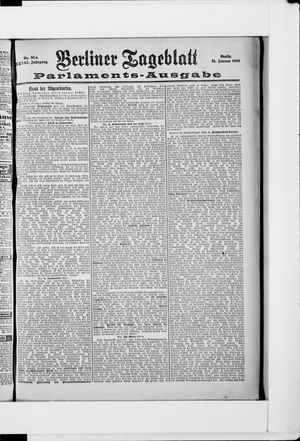 Berliner Tageblatt und Handels-Zeitung vom 21.01.1898
