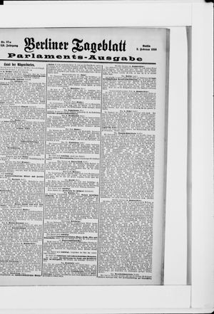 Berliner Tageblatt und Handels-Zeitung vom 02.02.1898