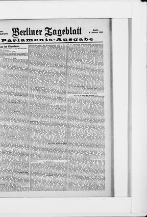 Berliner Tageblatt und Handels-Zeitung vom 08.02.1898