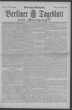 Berliner Tageblatt und Handels-Zeitung vom 28.03.1898