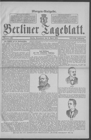 Berliner Tageblatt und Handels-Zeitung on Apr 2, 1898