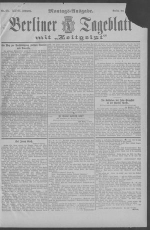 Berliner Tageblatt und Handels-Zeitung on Apr 4, 1898