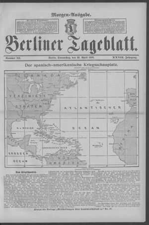 Berliner Tageblatt und Handels-Zeitung on Apr 28, 1898