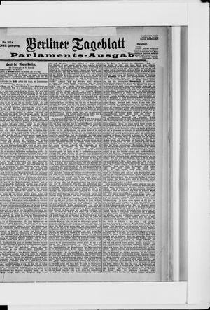 Berliner Tageblatt und Handels-Zeitung vom 01.05.1898