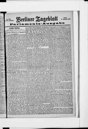 Berliner Tageblatt und Handels-Zeitung vom 14.12.1898