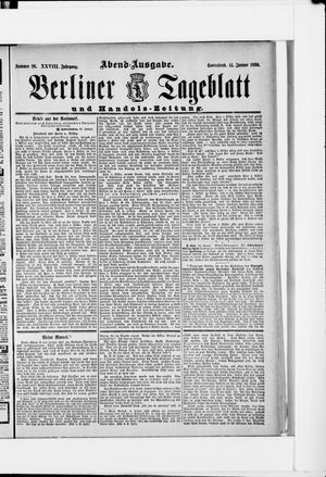 Berliner Tageblatt und Handels-Zeitung vom 14.01.1899