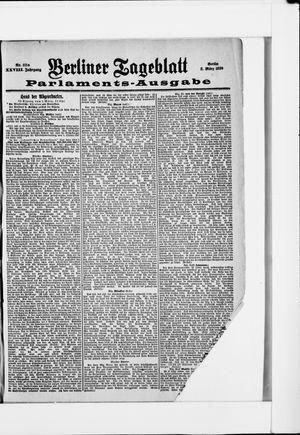 Berliner Tageblatt und Handels-Zeitung vom 02.03.1899