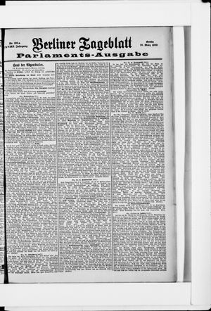 Berliner Tageblatt und Handels-Zeitung vom 10.03.1899