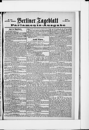 Berliner Tageblatt und Handels-Zeitung vom 21.03.1899