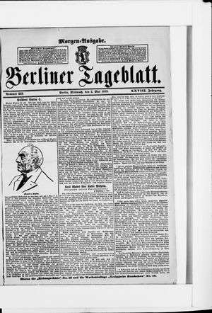 Berliner Tageblatt und Handels-Zeitung vom 03.05.1899