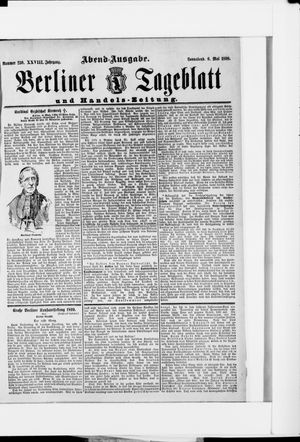 Berliner Tageblatt und Handels-Zeitung vom 06.05.1899