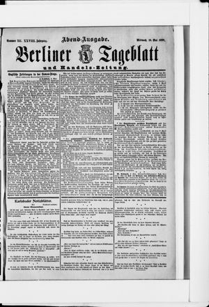 Berliner Tageblatt und Handels-Zeitung vom 10.05.1899