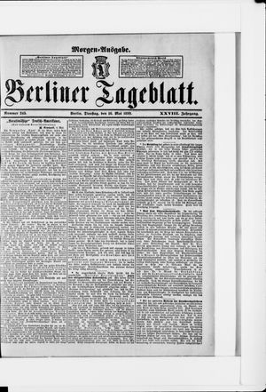 Berliner Tageblatt und Handels-Zeitung vom 16.05.1899