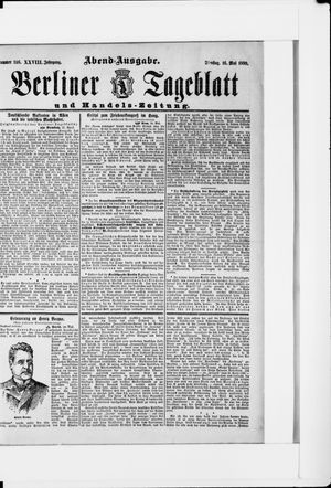 Berliner Tageblatt und Handels-Zeitung vom 16.05.1899
