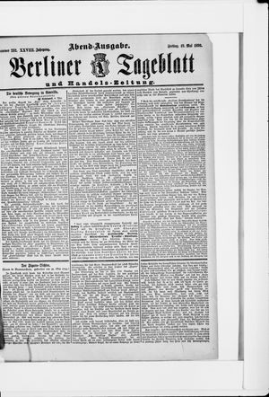 Berliner Tageblatt und Handels-Zeitung vom 19.05.1899