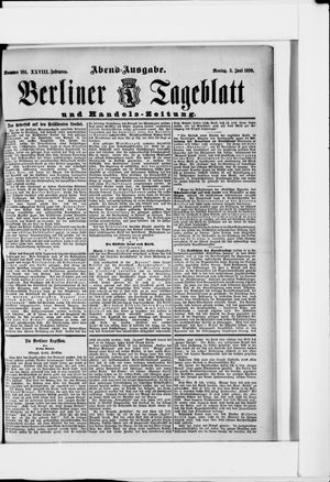 Berliner Tageblatt und Handels-Zeitung on Jun 5, 1899