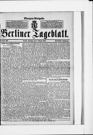 Berliner Tageblatt und Handels-Zeitung on Aug 8, 1899