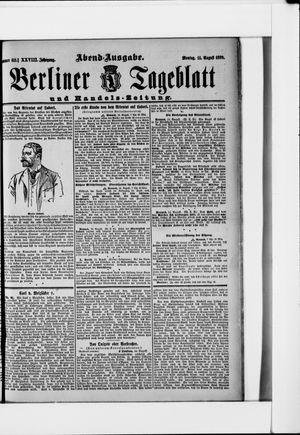 Berliner Tageblatt und Handels-Zeitung vom 14.08.1899