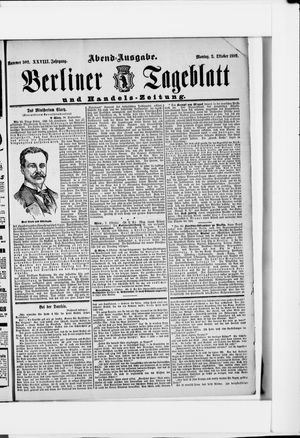 Berliner Tageblatt und Handels-Zeitung vom 02.10.1899