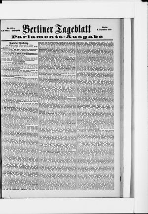 Berliner Tageblatt und Handels-Zeitung vom 02.12.1899